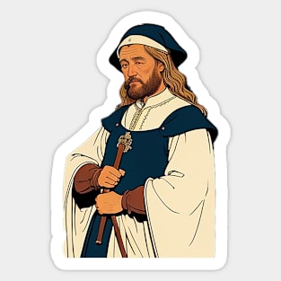 Medieval Cleric - Fantasy Inspired NPC Sticker